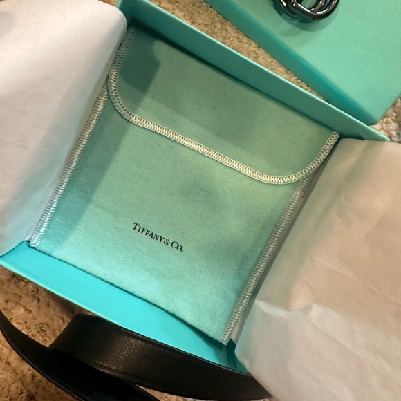 Tiffany & Co Black Belt - Calf Leather Equestrian - Picture 4 of 5